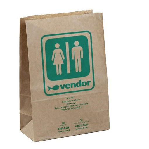 Afbeelding van Vendor Hygiëne Afvalzak Papier 250 stuks