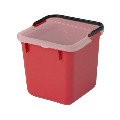 Numatic Emmer met Deksel 6 ltr Rood