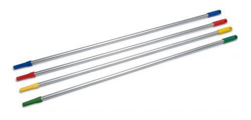 Afbeelding van Steel Alu met schroefdraad & Greep Groen 140 cm