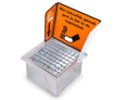 Afbeelding van Clean Cube Tegelasbak 300 Easy + Ingooischerm