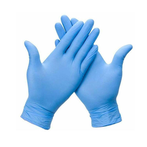 Afbeelding van Handschoen Nitril Ongepoederd maat XL Blauw 100 stuks