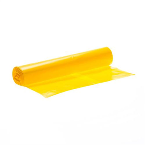Afbeelding van Afvalzak LDPE 80x110 cm T60 Geel rol à 20 stuks