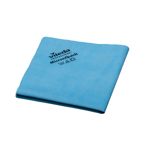 Afbeelding van Vileda Microvezeldoek r-Micronquick 38x40 cm Blauw 5 stuks