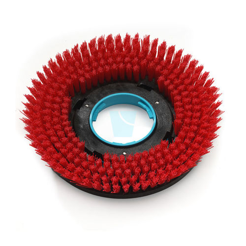 Afbeelding van i-mop XL Borstel Rood Hard 2 stuks