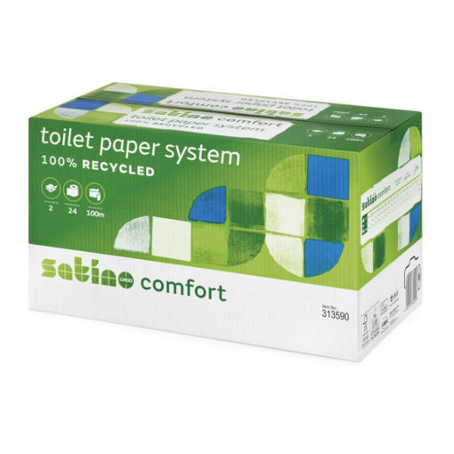 Afbeelding van Satino JT3 Toiletpapier Doprol 2lgs Comfort 24x714 vel