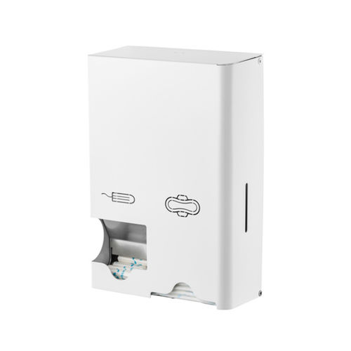 Afbeelding van Mediclinics Maandverband- & tampondispenser RVS Klein Wit
