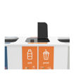 Afbeelding van Globular Afvalscheidingsbak 4x60 ltr Wit