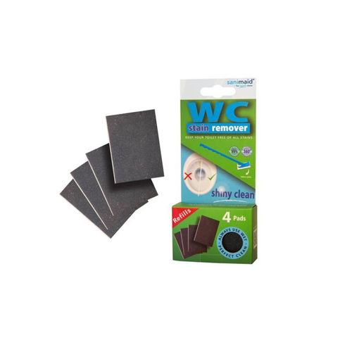 AS90 -  Sanimaid Stainremover AllScrub Pads 90x60mm 8 stuks